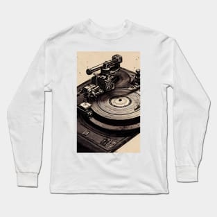 Record Player 3 Long Sleeve T-Shirt